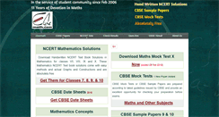 Desktop Screenshot of cbsemathspapers.com